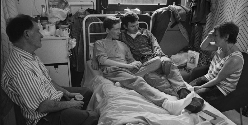 Photo from an HIV hospital ward in the 1980s